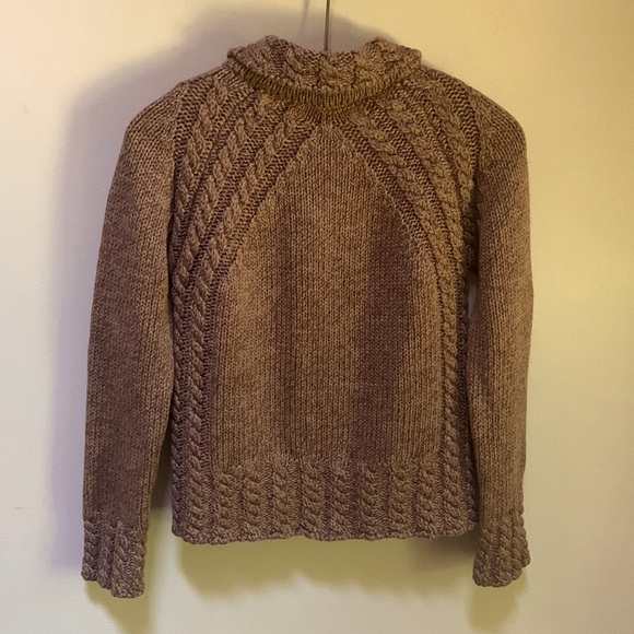 PLUCK Paris ~ 100% Pure New Wool Chunky Knit Sweater - Picture 8 of 11